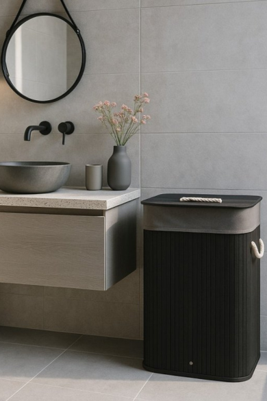 Organizace koupelny – police a úložné řešení